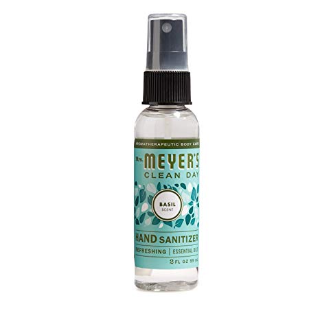 Mrs. Meyer's Hand Sanitizer Basil, 2 OZ