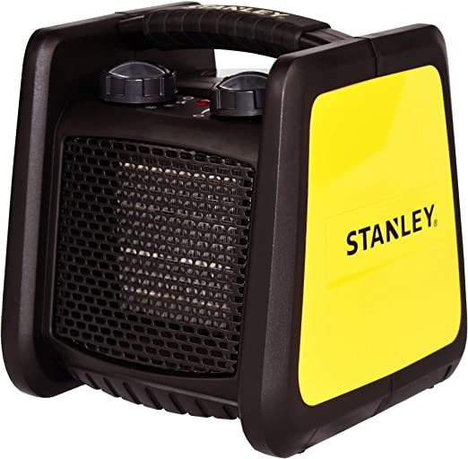 STANLEY 1500W Small Electric Space Heater with Thermostat for Desks, Workbenches, and Tabletops - ST-221A-120