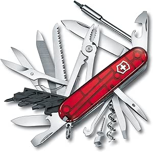 Victorinox Schweizer Taschenmesser Gross, Cyber Tool L, Swiss Army Knife, Multitool, 39 Funktionen, Klinge, Korkenzieher, Mini-Schraubendreher 1.5 mm