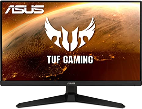 ASUS TUF Gaming 27” 1080P Gaming Monitor (VG277Q1A) - Full HD, 165Hz (Supports 144Hz), 1ms, Extreme Low Motion Blur, FreeSync Premium, Shadow Boost, Eye Care, HDMI, DisplayPort, Tilt Adjustable