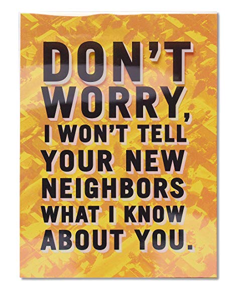 American Greetings Funny Neighbors New Home Congratulations Card - 5856753