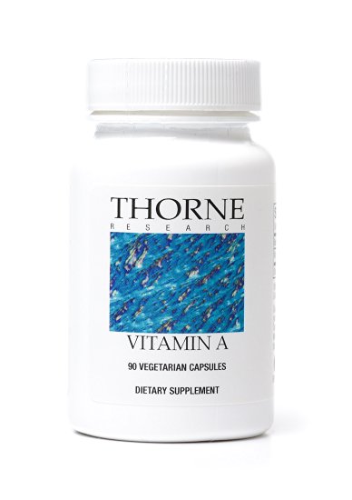 Thorne Research - Vitamin A - 25,000 IU Pure Vitamin A Palmitate Supplement - 90 Capsules