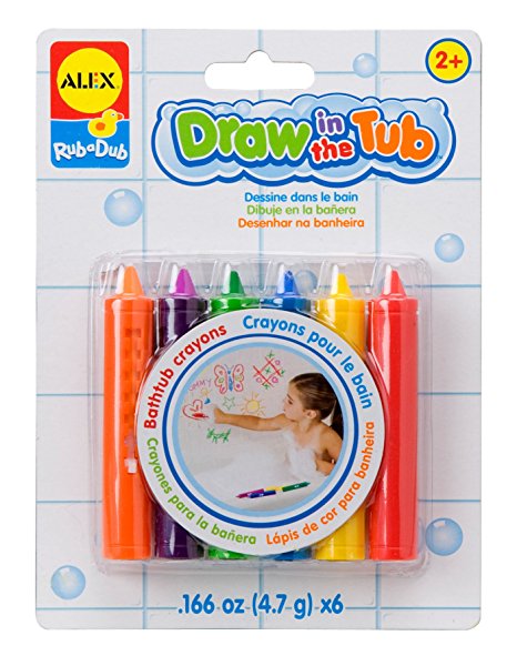 Cuckoo Alex Rub-a-Dub Draw In The Tub Crayons Bath Toy