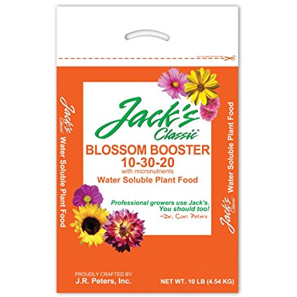 J R Peters Inc Jacks 51010 Classic No.10 Blossom Booster 10-30-20 Fertilizer - 10 lbs