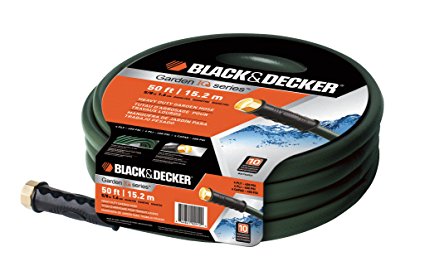 Black & Decker BD70203 Heavy Duty Garden Hose, 5/8-Inch 50-Feet