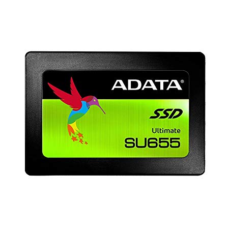 ADATA SU655 960GB 3D NAND 2.5 Inch SATA III High Speed Read Up to 520MB/S Internal SSD (ASU655SS-960GT-C)