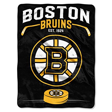 Officially Licensed NHL "Inspired" Plush Raschel Throw Blanket, 60" x 80"