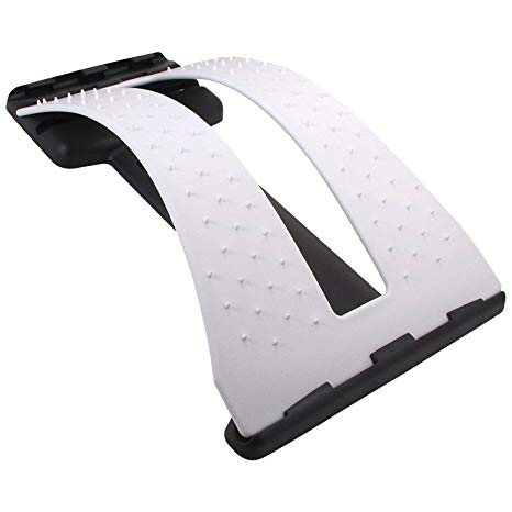 Clevr Back Stretcher Lumbar Support Device For Upper and Lower Back Pain Relief