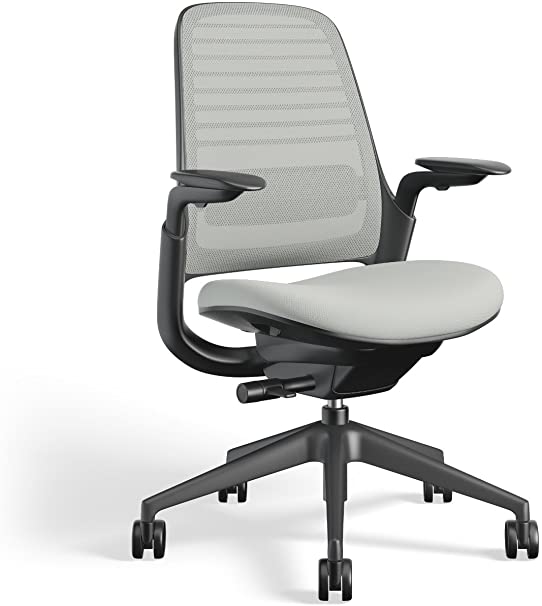 Steelcase 435A00 Series 1 Work Chair Office, Nickel