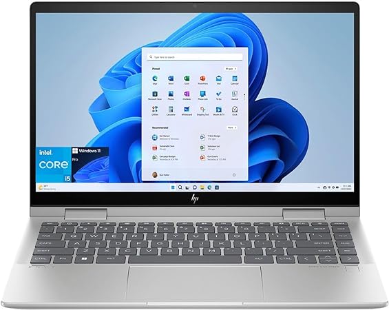 HP Envy 2-in-1 Laptop, 14" FHD IPS Touchscreen Display, 13th Gen Intel 10-Core i5-1335U, 8GB RAM, 1TB PCIe SSD, Wi-Fi 6E, Backlit KB, Fingerprint Reader, Camera Shutter, Type-C, HDMI, Win 11 Pro