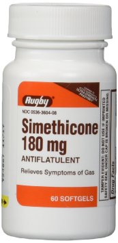 Simethicone 180mg Softgels Anti-Gas Generic for Phazyme Ultra Strength 6 PACK 360 ea