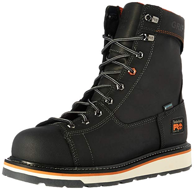 Timberland PRO Men's Gridworks 8" Alloy Safety-Toe Waterproof Industrial and Construction Shoe