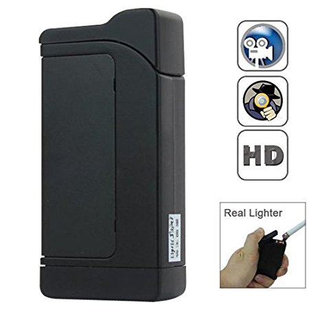 HD Lighter DVR Spy Hidden Mini Camera Video Recorder - Black by Online-Enterprises