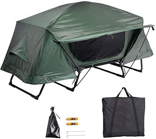 Yescom Folding Single Tent Cot Oversized Camping Hiking Bed Portable Outdoor Rain Fly