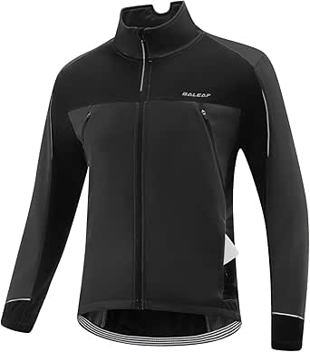 BALEAF Men's Winter Jacket Windproof Softshell Thermal Warm Pockets Cycling Running Mountain Biking Cold Weather Gear