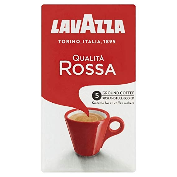 Lavazza Qualita Rossa Ground Coffee, 250g