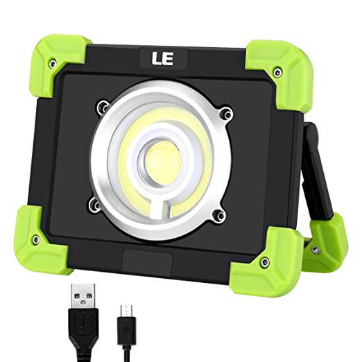 LE 20W Portable LED Work Light USB Rechargeable Camping Lantern IP44 Waterproof Power Bank Outdoor Walking Hiking Emergency