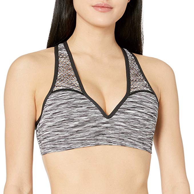 Amazon Brand - Mae Women's Open Mesh Racerback Push-Up Bralette (for A-C cups)