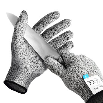 PROORAL Cut Resistant Gloves Kitchen Supplies Cut Resistant with Level 5 Security Protection Safety Gloves for Cutting ,Clipping Protect Your Hands Today.
