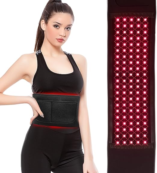 Red Light Therapy Belt,Near Infrared Light Therapy＆Red Light Therapy Device,660nm & 850nm Red Light Therapy for Body