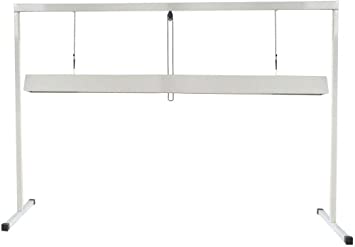 iPower GLT5XX4B2-A Horticulture 54WX2 2-Bulb 4 Feet T5 Fluorescent Grow Light Stand Rack (6400K) for Plant Seed Starting, White