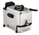 T-fal FR8000 Oil Filtration Ultimate EZ Clean Easy to clean 35-Liter Fry Basket Stainless Steel Immersion Deep Fryer 26-Pound Silver