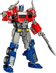 Transformers Toys Studio Series Voyager Class Transformers: Rise of the Beasts 102 Optimus Prime 6.5-inch Converting Action Figure, 8