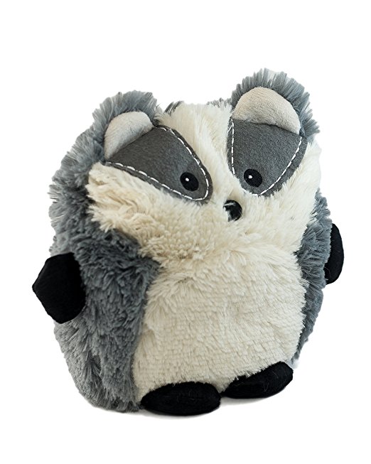 Intelex Hooty Friends Badger Microwavable Heatable Plush