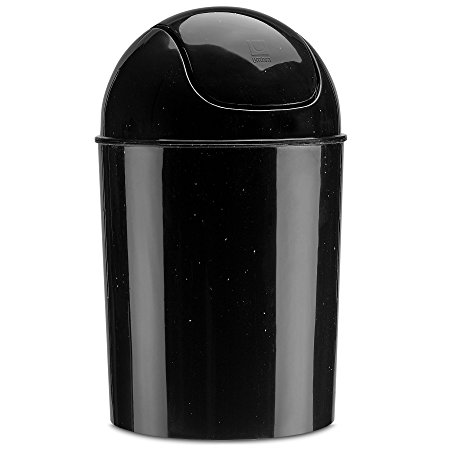 Umbra Mini Waste Can, 1-1/2 Gallon with Swing Lid (Galaxy)