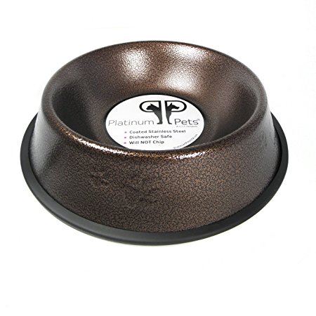 Platinum Pets Non-Tip Stainless Steel Dog Bowl