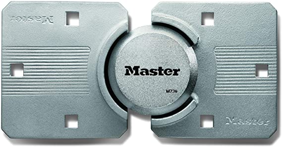 Master Lock M736XKADCCSEN Hidden Shackle Lock with Hasp (Pack of 1)