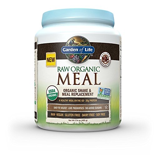 Garden of Life Raw Organic Meal Chocolate 17.4oz (493g) Powder