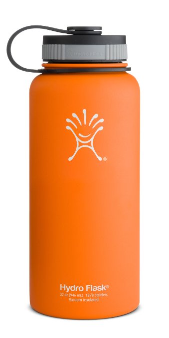 Hydro Flask Insulated Wide Mouth Stainless Steel Water Bottle, 32-Ounce