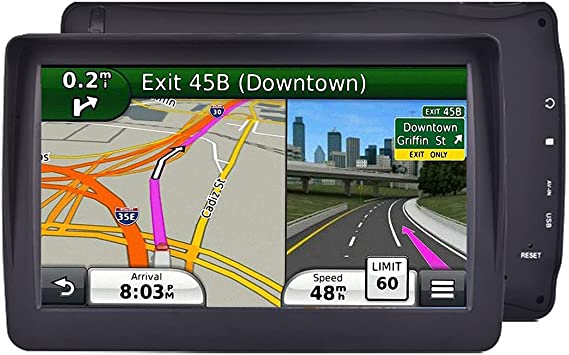 GPS Navigation for car, Latest 2022 Map 7-Inch HD Touch Screen 256-8GB Navigation System, with Voice Guidance and Speed ​​ Warning, Lifetime Free Map Updates