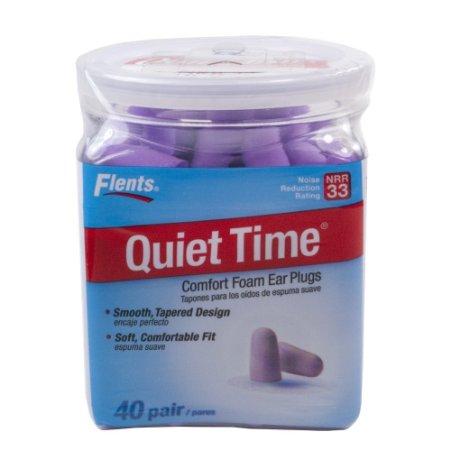 Flents Quiet Time Soft Comfort Ear Plugs NRR 33 (1 - 40 Count)