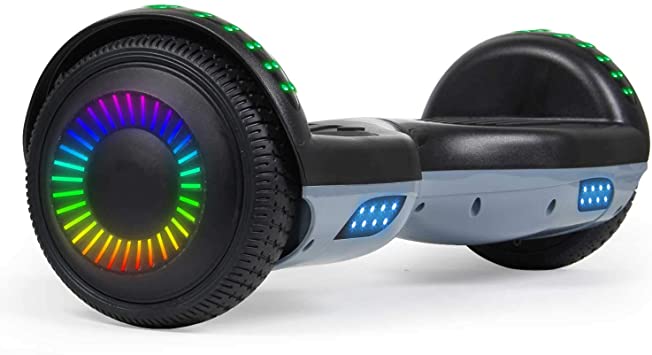 SISIGAD Hoverboard Self Balancing Scooter 6.5" Two-Wheel Self Balancing Hoverboard with Bluetooth Speaker and LED Lights Electric Scooter for Adult Kids Gift UL 2272 Certified