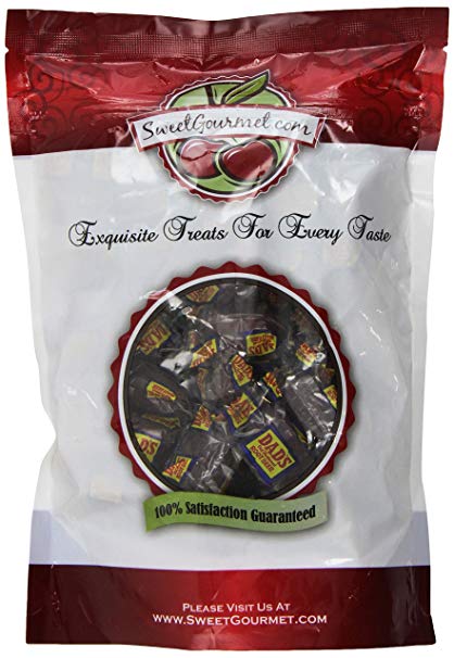Dad's Wrapped Rootbeer Barrels | Hard Candy | Old Fashioned Bulk candies | 1 pound