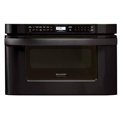 Sharp KB-6524PK 24-Inch Microwave Drawer Oven, Black