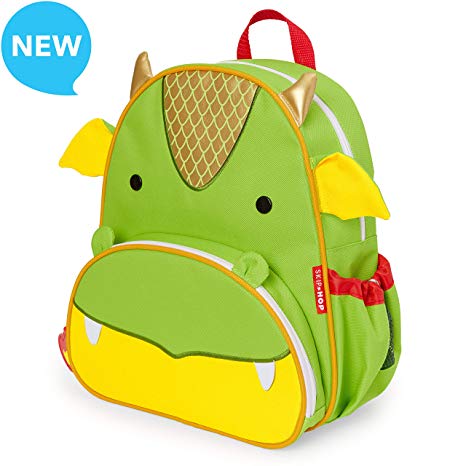 Skip Hop Toddler Backpack, 12" Dragon School Bag, Multi, 0.4 Pounds