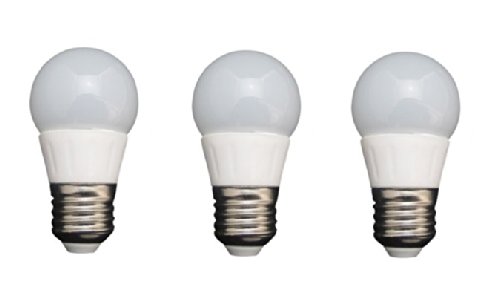 Grimaldi Lighting LED Bulb 3 Pack 3 Watts 260 Lumens Soft White A15 Style Bulb 25W Equivalent