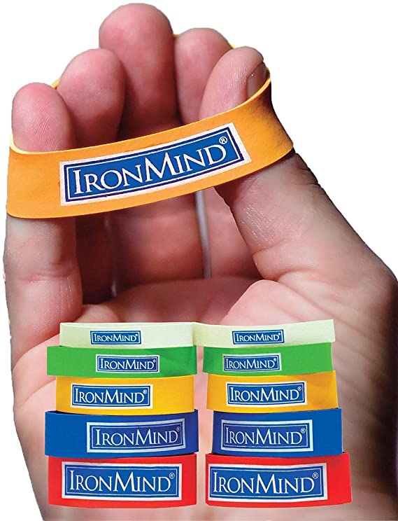 Expand-Your-Hand Bands 10 Pack: Kiss Elbow Pains Goodbye by IronMind