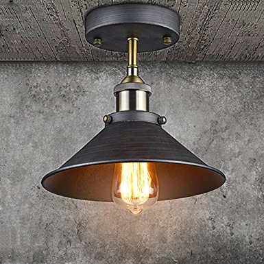 Ecopower Industrial Mini Edison Ceiling Light 1-Light