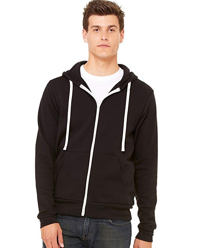 Bella   Canvas Unisex Triblend Sponge Fleece Full-Zip Hoodie