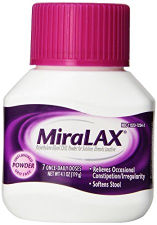 Miralax Laxative Powder 4.2 oz (5 Pack)