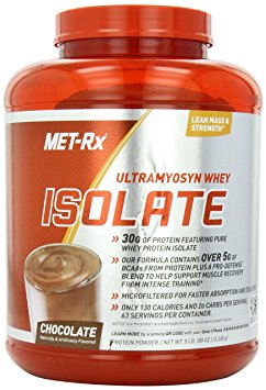 MET-Rx Ultramyosyn Whey Isolate Chocolate, 5 pound
