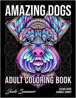 Amazing Dogs Coloring Book: For Adults with Dog Portraits and Mandala Patterns for Fun and Relaxation