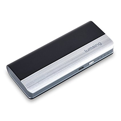 Lumsing 13000mAh Power Bank, Portable Charger Power Battery Powerbanks Bateria Portatil (Black)