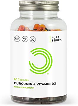 BULK POWDERS Curcumin and Vitamin D3 Capsules