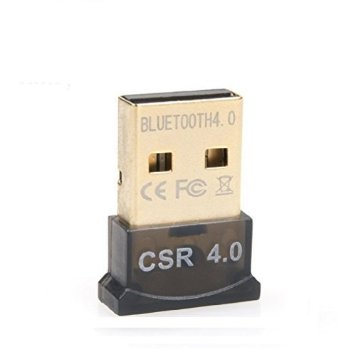 Micro USB Bluetooth CSR 40 Adapter Dongle Achieved with CSR8510-High Speed 3mbps Wireless ReceiverIncludes CSR Harmony CD Software for Windows 8  Windows 7  2000  Vista  XP