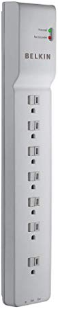 Belkin 7-Outlet Home/Office Surge Protector with 12 feet Cord - BE107200-12